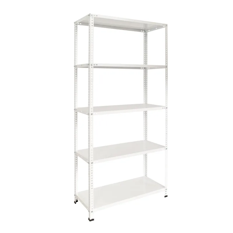 Estantería metálica 180x90x30cm blanca con tornillos 5 baldas