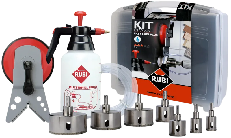 Kit de brocas rubi 20, 28, 35, 43, 50, 68, 75øx365 mm