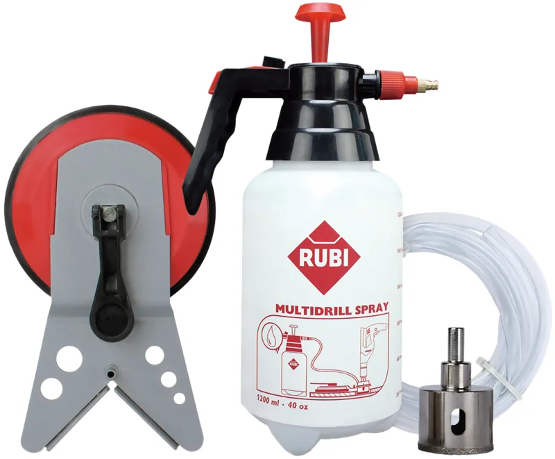 Kit broca rubi - guia multridrill deposito - 35 mm