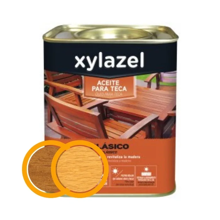 Aceite para teca clásico xylazel miel 5l