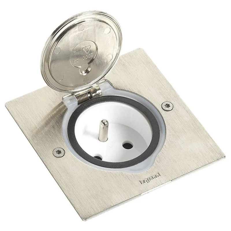 Legrand marco para enchufe 2m ip44 inox 089700