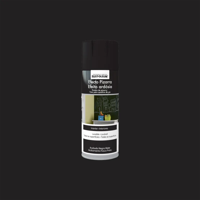 Spray rust-oleum efecto pizarra 400ml negro