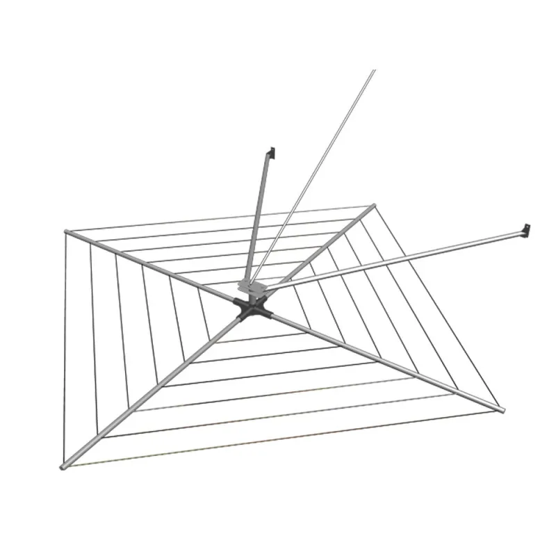 Tendedero de exterior de paraguas de 110x110 cm desplegado