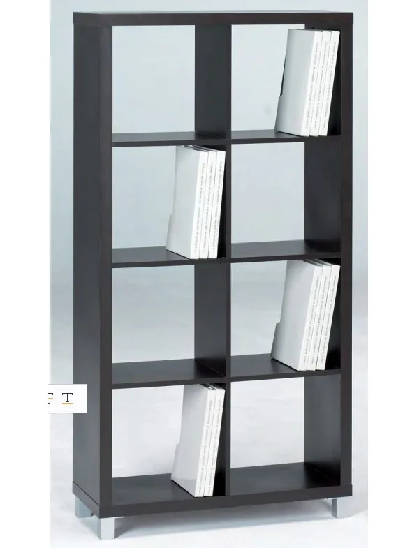 Estanteria kubox 2x4 negro