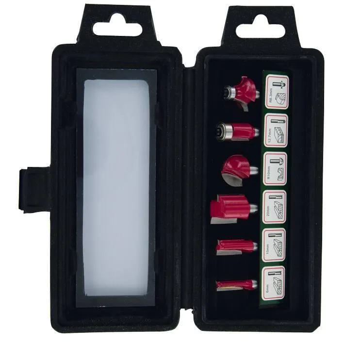 Estuche 6 fresas tivoly