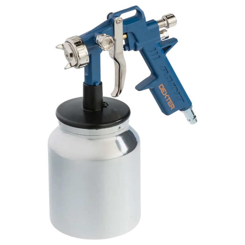 Pistola pintar neumática dexter con una presion de 8 bares y
