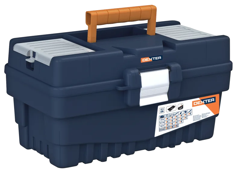 Caja de herramientas dexter con capacidad de 14 litros