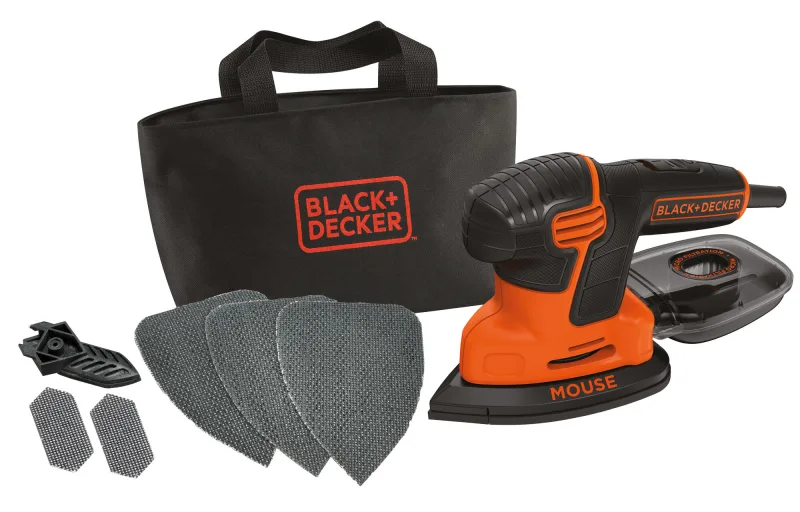 Multilijadora black+ decker ka2000 de 120w + lijas y bolsa