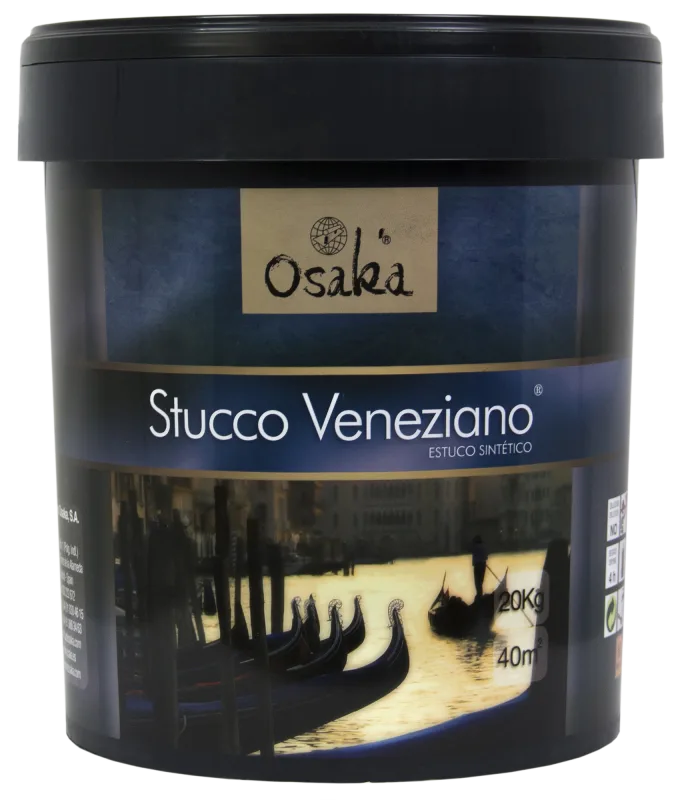 Pintura decorativa con efectos estuco veneciano osaka color blanco 20 kilos