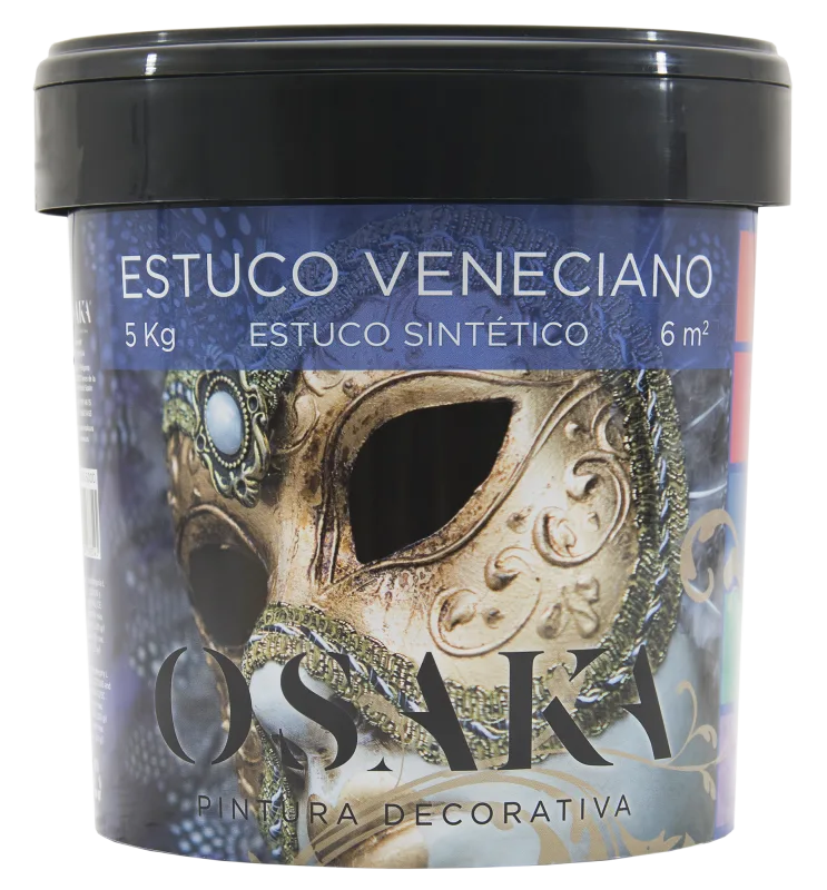 Pintura decorativa con efectos estuco veneciano osaka color blanco 5 kilos