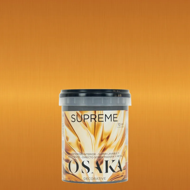 Pintura decorativa con efectos metal supreme osaka color oro envejecido 1 litro
