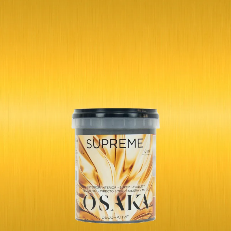 Pintura decorativa con efectos metal supreme osaka color oro 1 litro