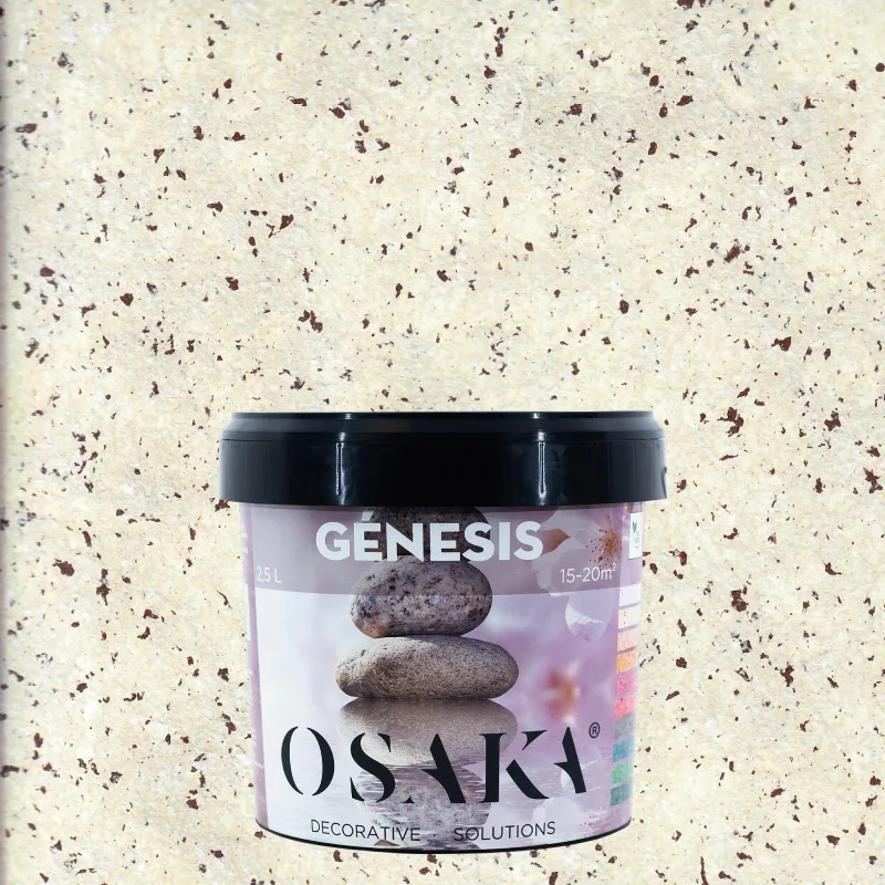 Pintura decorativa con efectos piedra genesis osaka 2.5 litros