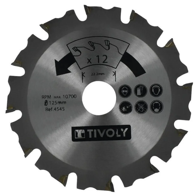 Disco de carburo tivoly para cortar madera