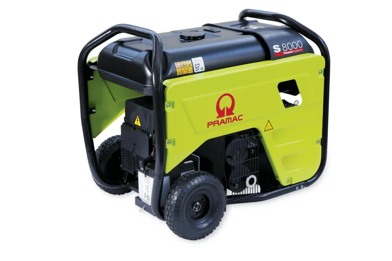 Generador pramac s8000 gasolina sin plomo de 5500 w, motor honda
