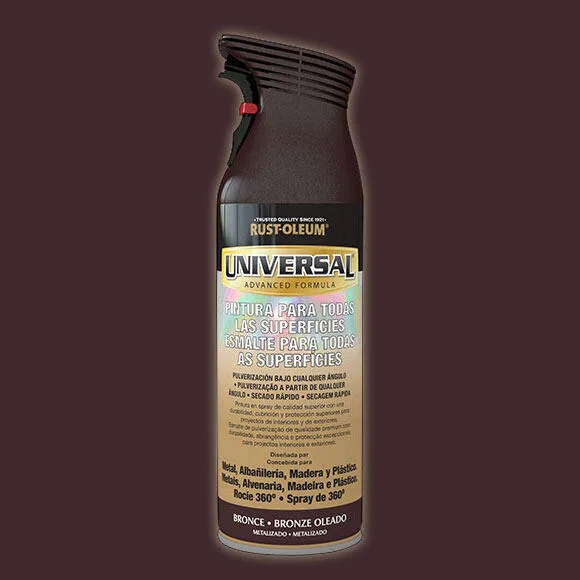 Spray pintura rust-oleum universal metal 400ml bronce metal