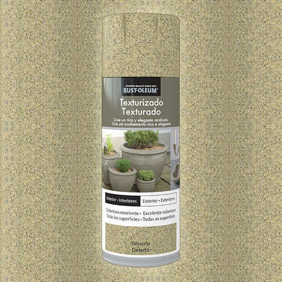 Spray pintura rust-oleum textura multicolor 400ml desierto