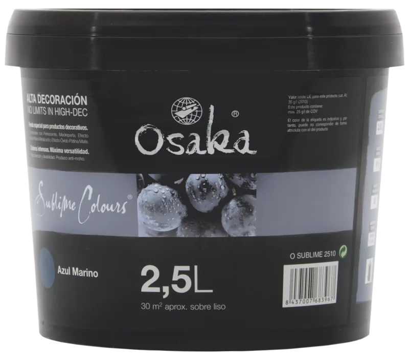 Fondo para efecto decorativo osaka azul marino 2,5l