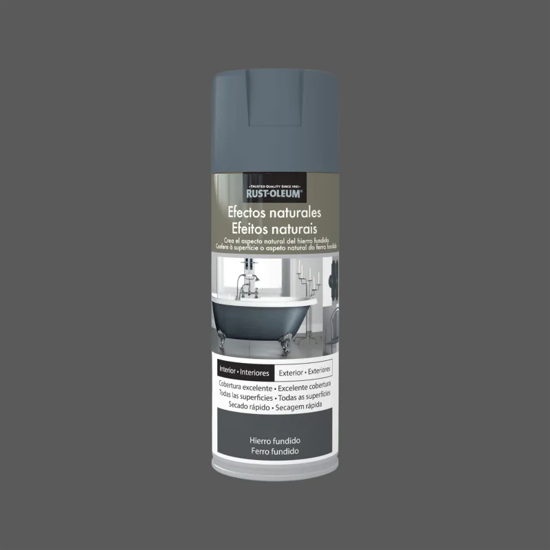 Spray pintura rust-oleum textura 400ml negro hierro fundido