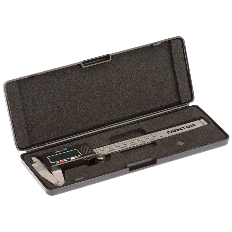 Calibre digital dexter de 15 cm con precisión 1/100