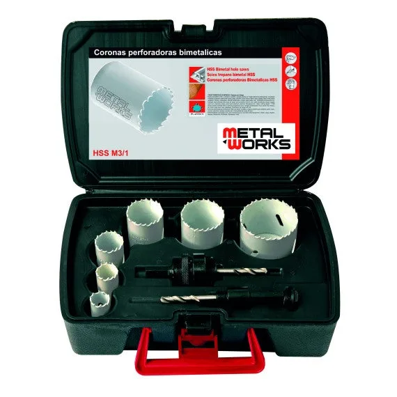Juego de coronas bimetálicas m3/1 para metal | metalworks