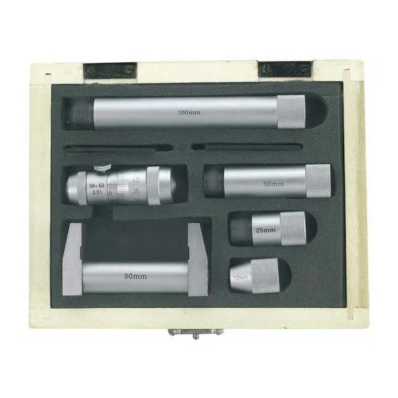 Micrómetro interno con varias piezas limit