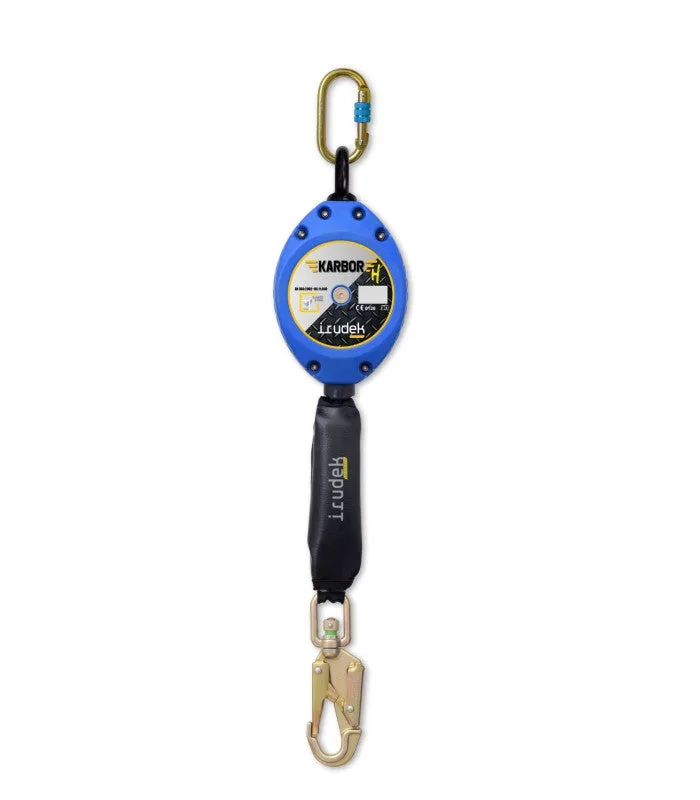 Anticaídas retráctil para trabajos en altura irudek karbor h6