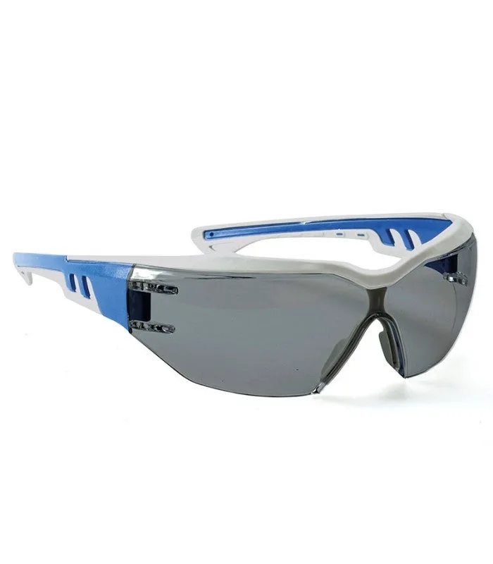 Gafas ahumada pristina smoked de policarbonato en docena safetop - 12 unidades