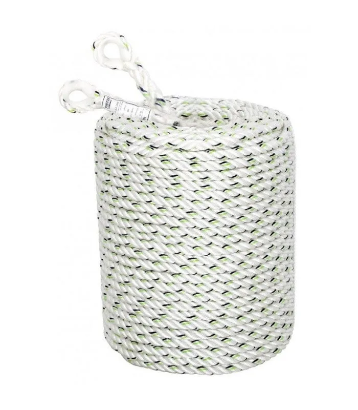 Línea de anclaje de cuerda torcida para fa 2010000b 200 m kratos safety