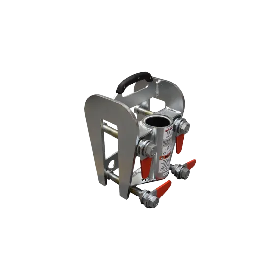 Base fija para instalación sobre parapetos o similares irudek
