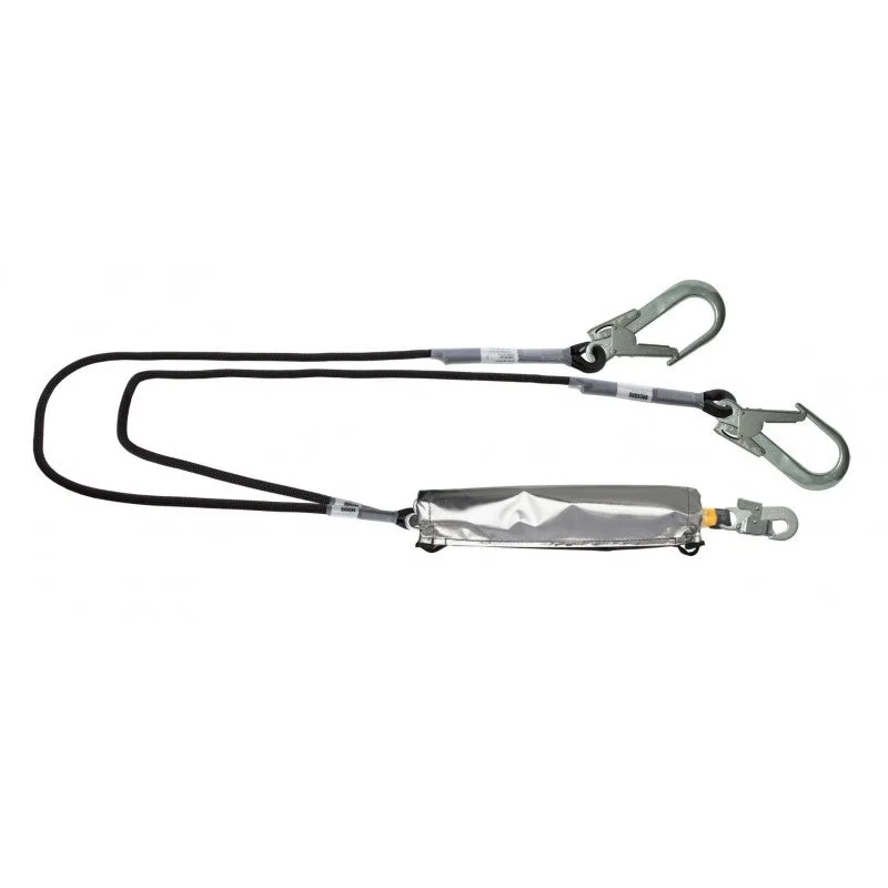 Cuerda doble conectora ignífuga safetop de 2 metros con absorbedor