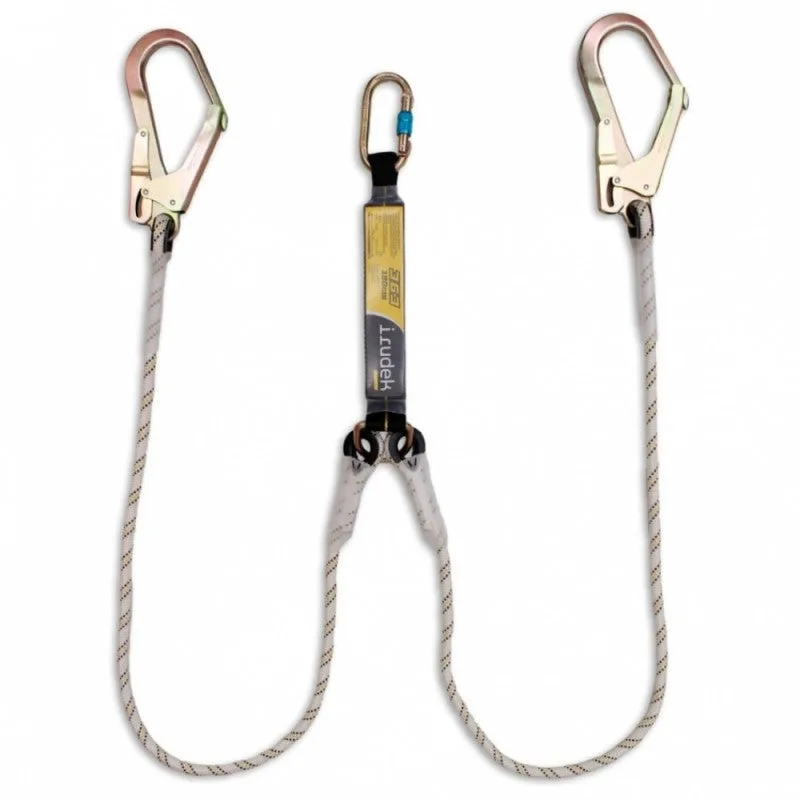 Absorbedor de energía doble cuerda en y con cuerda semiestática irudek 363 - 180 cm