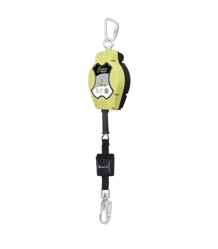 Anticaída retráctil 15 m, resistencia de 12 kn helixon-s kratos safety