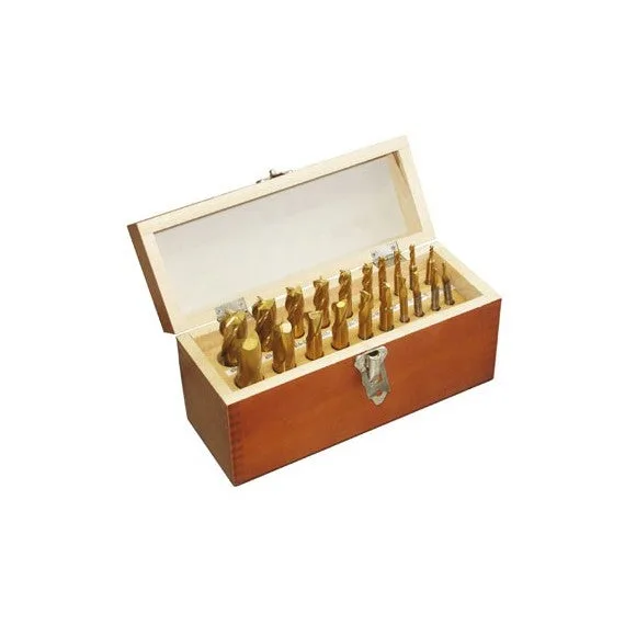 Juego de fresas de extremo hss de 20 piezas optimum