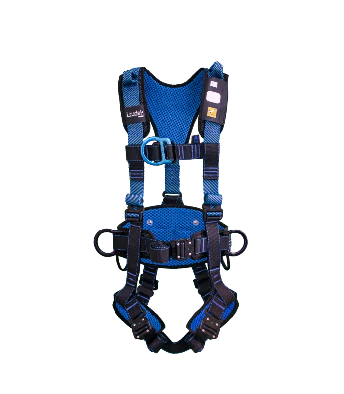 Arnés de seguridad para posicionamiento con anillas de anclaje d irudek wind blue 2
