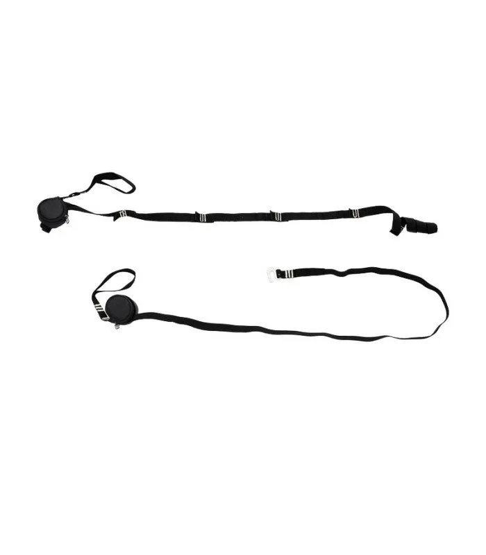 Cinta anticaída retráctil de 3m con conectores giratorios roller x safetop