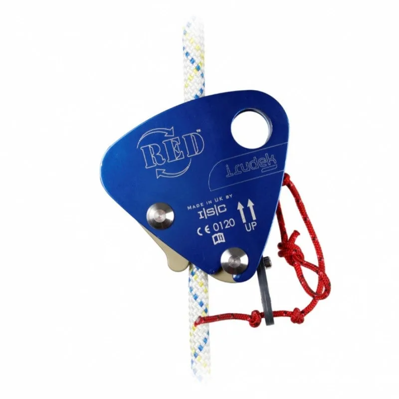 Dispositivo anticaídas deslizante para suspensión o acceso irudek red