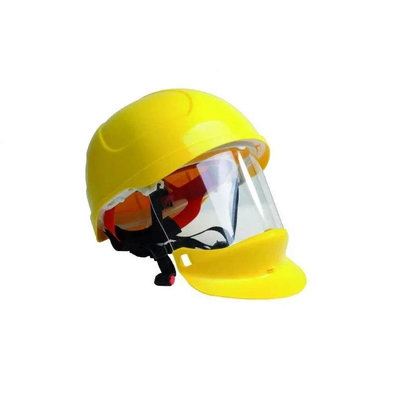 Casco y visor de poliamida de alto impacto irudek protection secra i