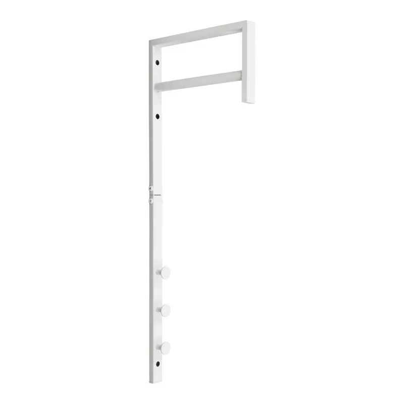 Perchero de pared trento, metal, blanco, seven design