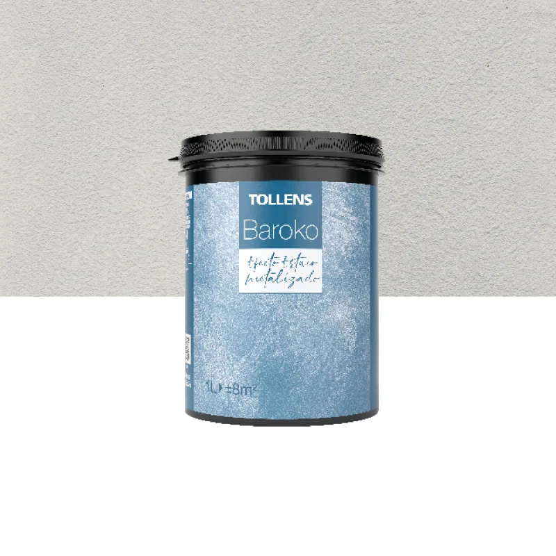 Pintura decorativa con efectos estuco efecto baroko tollens color beige estuco metalizado 1 litro acabado terciopelo