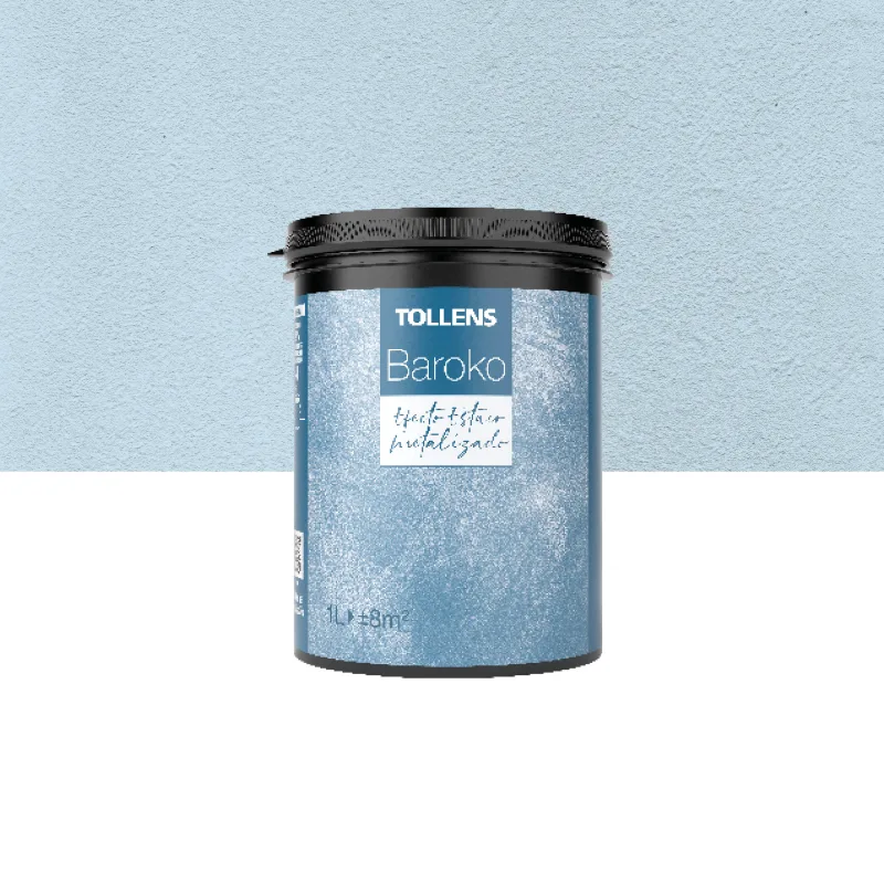 Pintura decorativa con efectos estuco efecto baroko tollens color azul estuco metalizado 1 litro acabado terciopelo