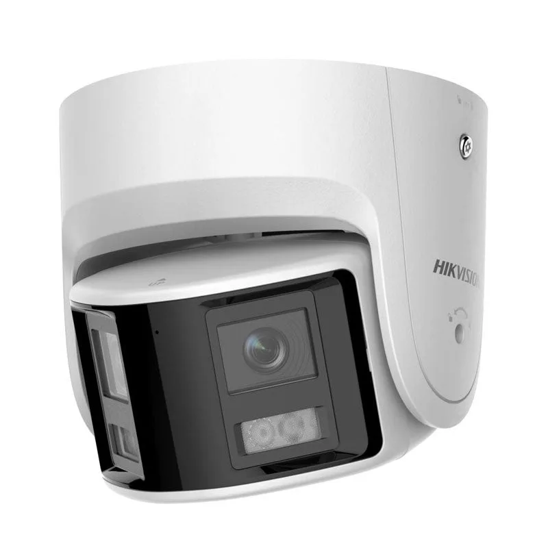 Hikvision caméra ip dôme 4mp ff 2.8 mm ir 30m poe colorvu/panoramique 180° - ds-2cd2347g2p-lsu/sl(2.8mm)(c)(o-std)