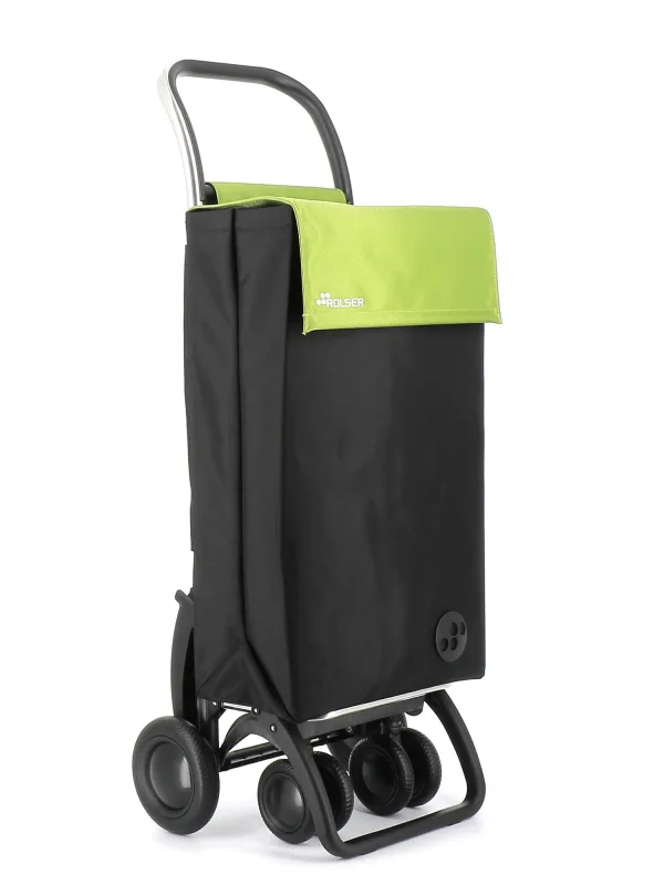 Carro de compra rolser sbelta negro y lima