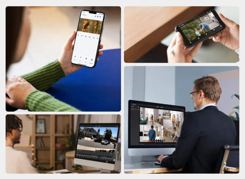 Cámara de videovigilancia 3mp recargable p&t con visión nocturna reolink serie b420