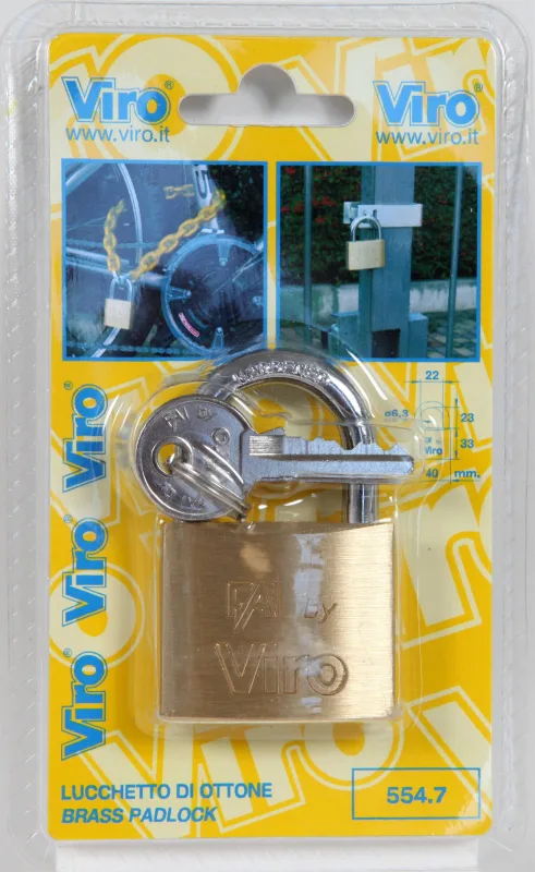 Candado viro bl 555.7 rectangular oct 50