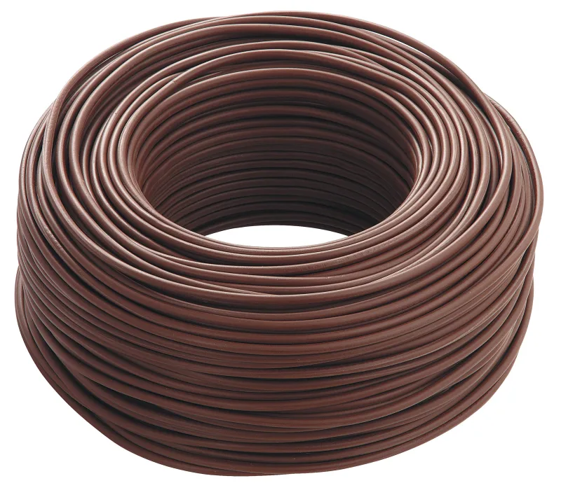 Cable eléctrico fs180r18 sección 4x1,50 mm marrón