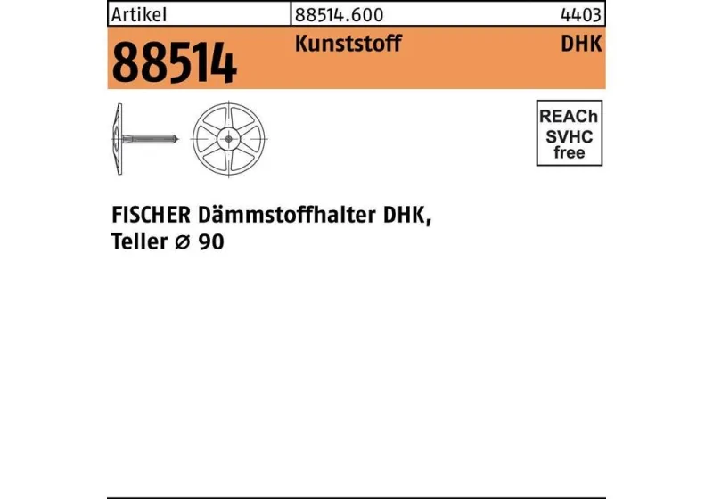 Fischer support de matériaux isolants r 88514