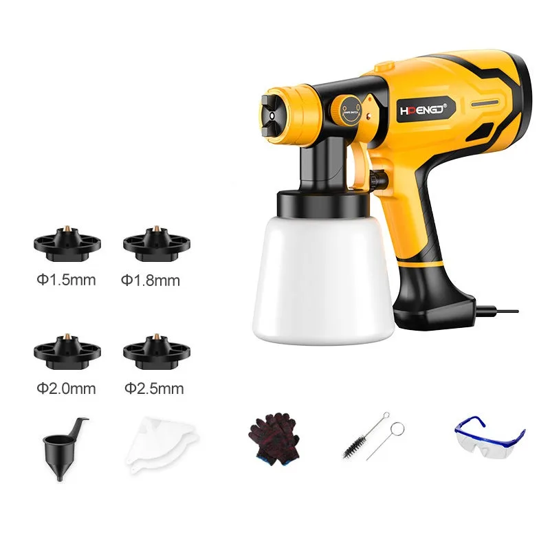 Máquina de pulverización eléctrica inalámbrica, máquina de pulverización de pintura integrada, enchufe estándar europeo