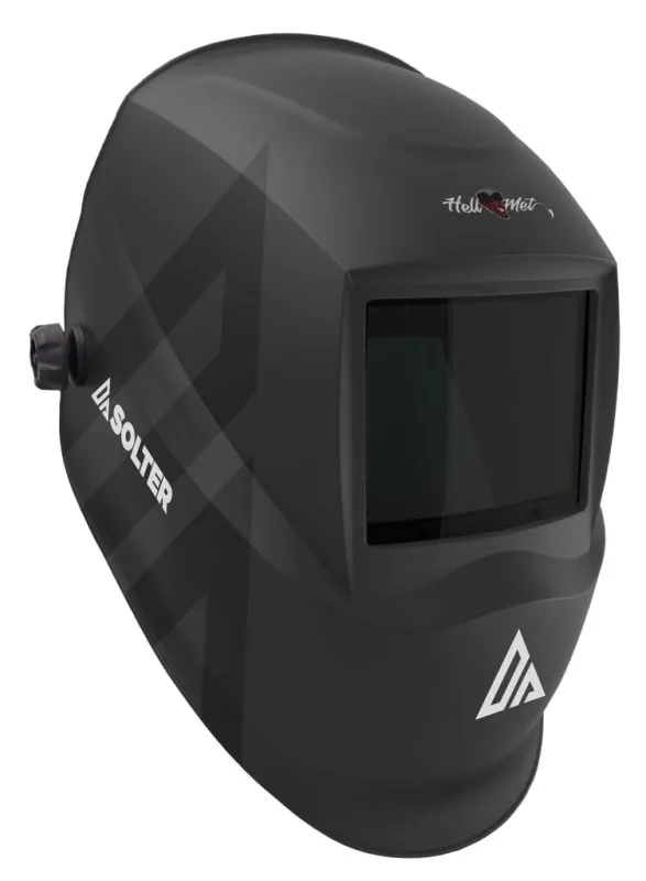 Solter - pantalla soldadura hellmet r-05 con tecnología true color, máxima protección y productividad, visión 3d real, filtro 1/1/1/2, 4 sensores