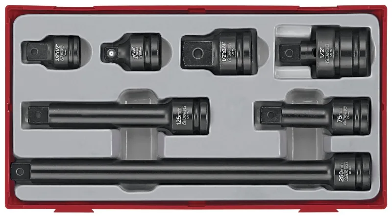 Juego herramientas de impacto tt9207a 13 pzas